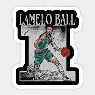 LaMelo Ball Charlotte Number Sticker